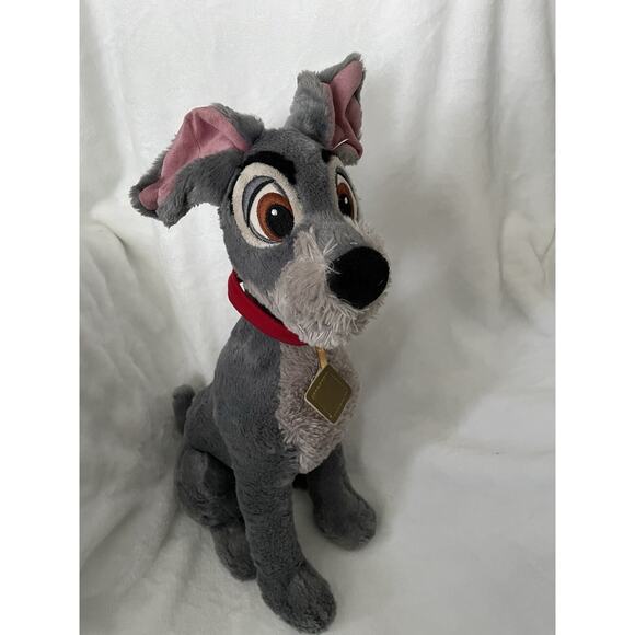 Disney Tramp Plush Stuffed Animal Lady and the Tramp Dog Animated Movie Classic - Picture 9 of 12